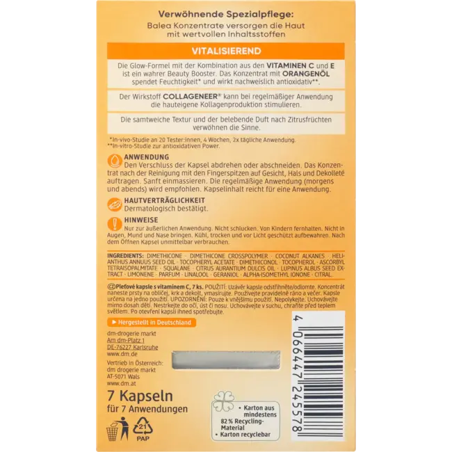 Balea Vitamine C Concentraat 7 St