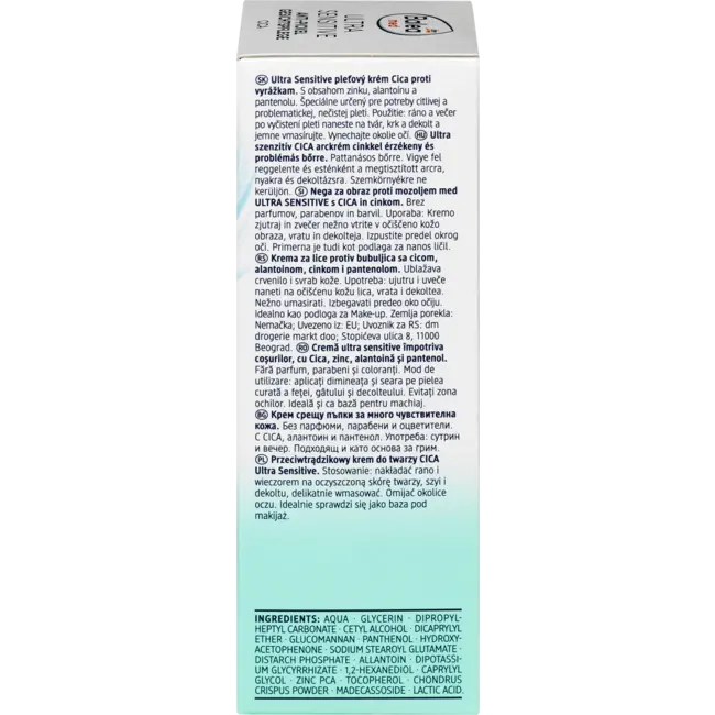 Balea MED Anti-puist Gezichtsverzorging Cica Ultra Sensitive 50 ml