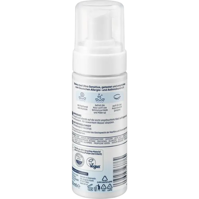 Balea MED Reinigingsschuim Ultra Sensitive 150 ml