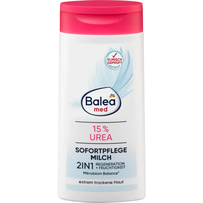 Balea MED Bodylotion 2in1 Instant Verzorgingsmelk 15% Ureum 250 ml