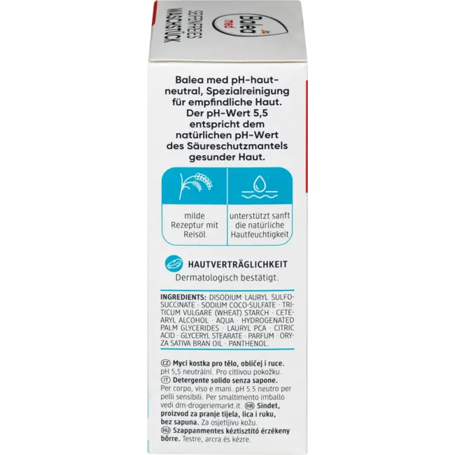 Balea MED Zeepvrij Wasstuk Huidneutraal 150 g