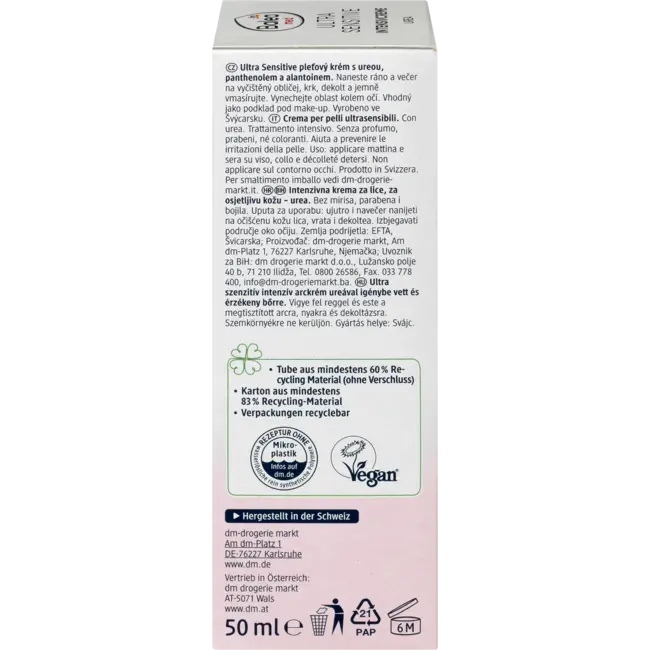 Balea MED Intensieve Crème 7% Ultra Sensitive 50 ml