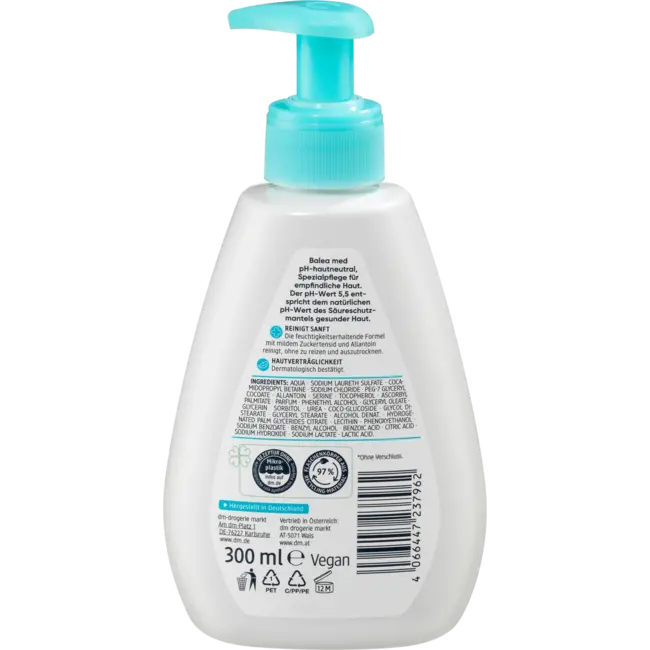 Balea MED Zeepvrije Waslotion, Huidneutraal 300 ml