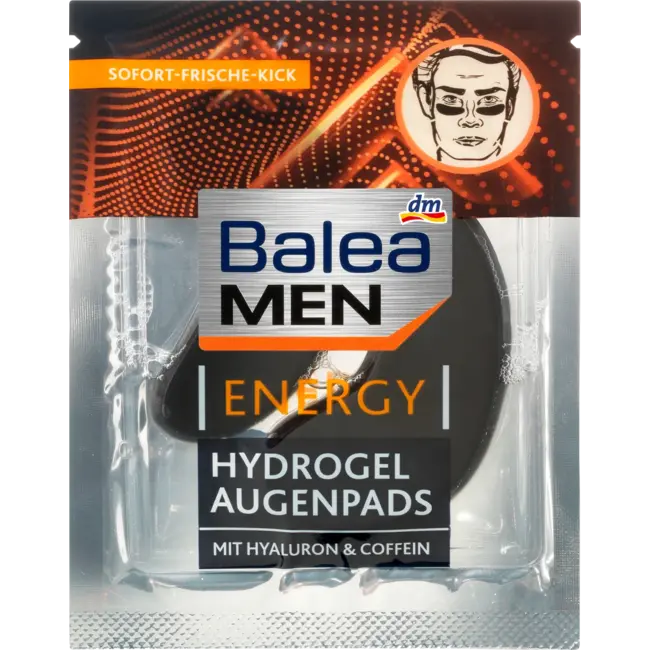 Balea MEN Hydrogel Eye Pads Energy (1 Paar) 2 St