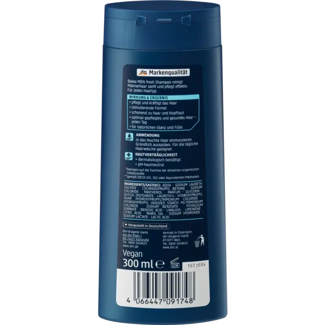 Balea MEN Shampoo Fresh 300 ml