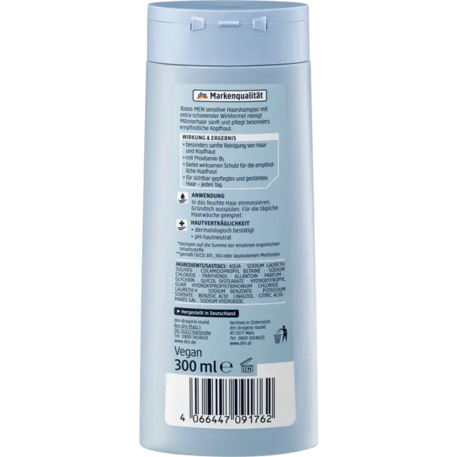 Balea MEN Shampoo Sensitive 300 ml