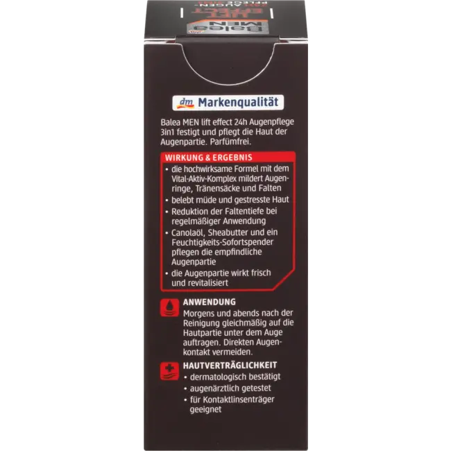 Balea MEN Oogcrème Lift Effect 24h 3in1 15 ml