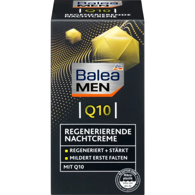 Balea MEN Nachtcrème Q10 Regenererend 50 ml