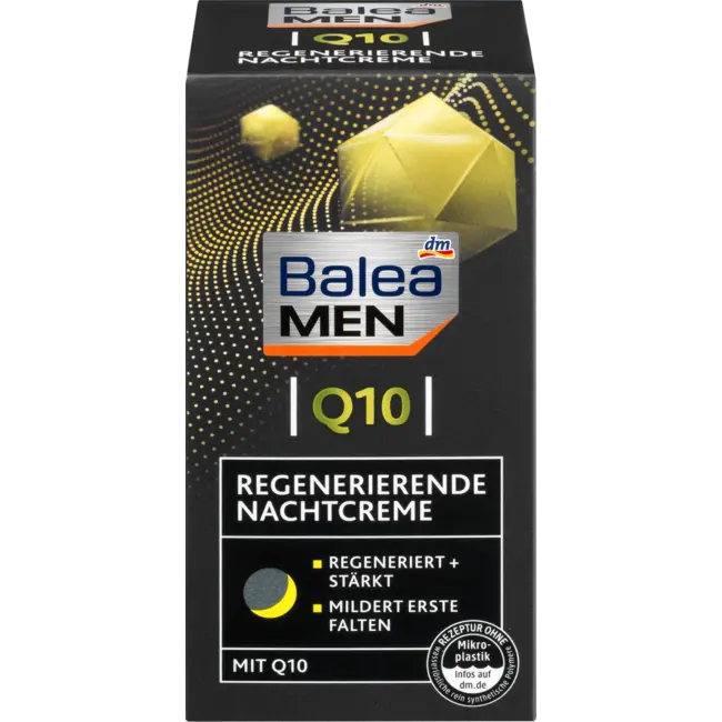 Balea MEN Nachtcrème Q10 Regenererend 50 ml