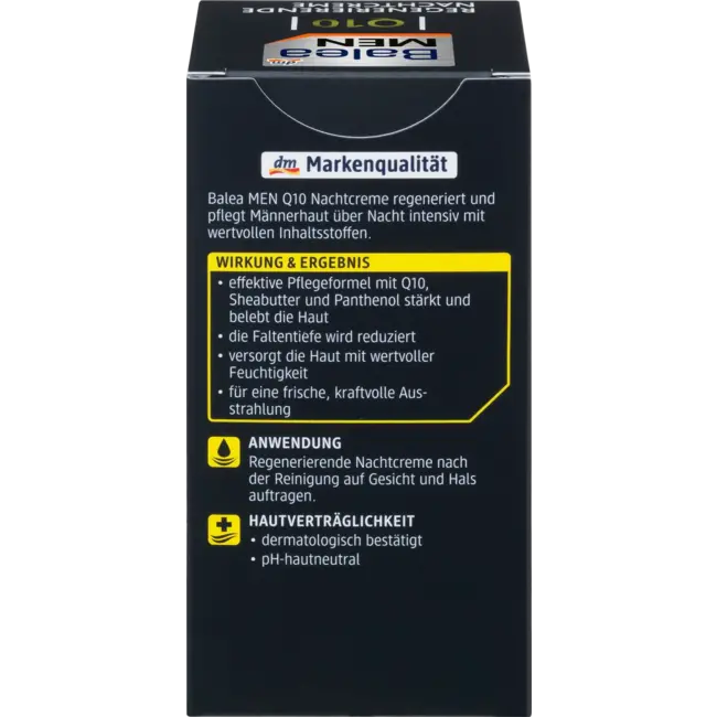Balea MEN Nachtcrème Q10 Regenererend 50 ml