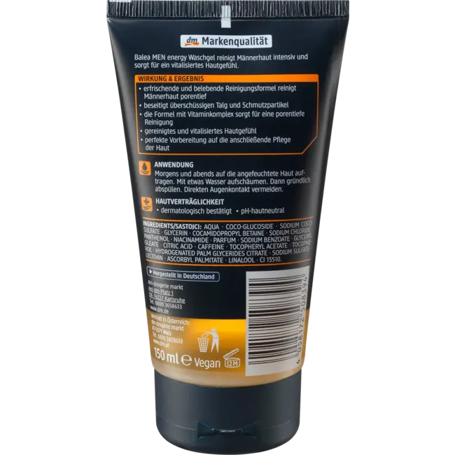 Balea MEN Wasgel Energy 150 ml