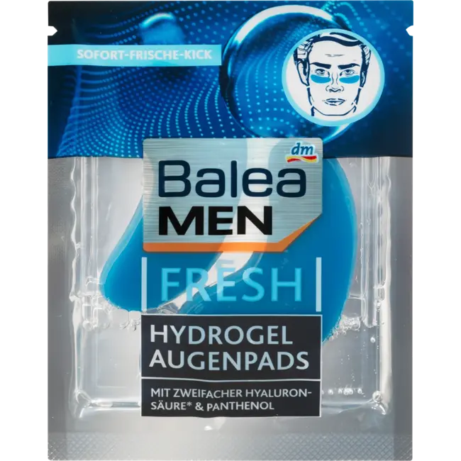 Balea MEN Fresh Hydrogel Eye Pads 2 St