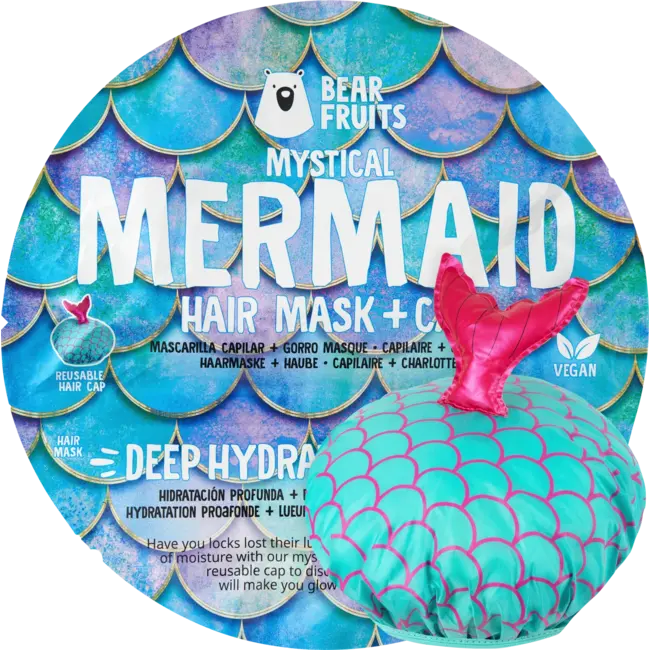 Bear Fruits Haarmasker Mystical Mermaid Hair Mask + Cap 20ml