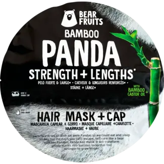 Bear Fruits Bear Fruits Haarmasker Bamboo Panda Hair Mask + Cap