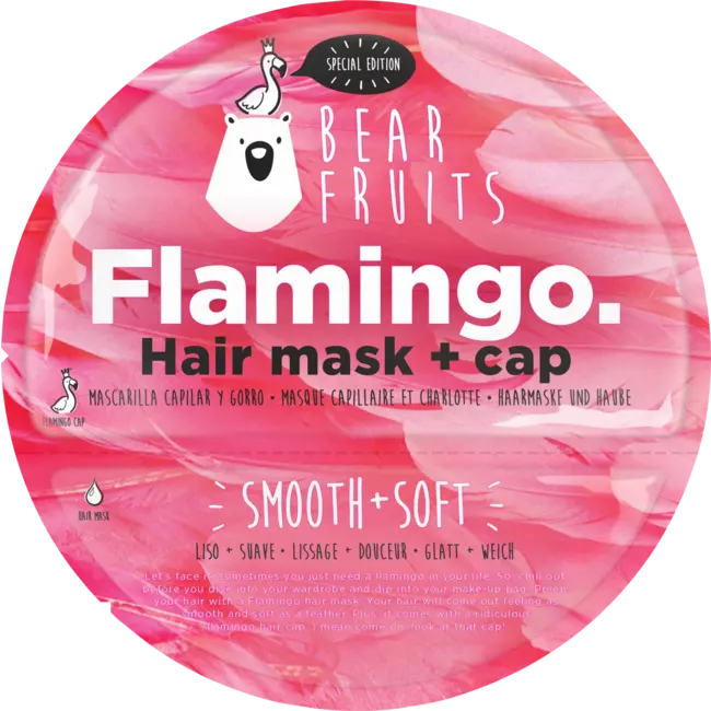 Bear Fruits Haarmasker Flamingo Hair Mask + Cap 20ml