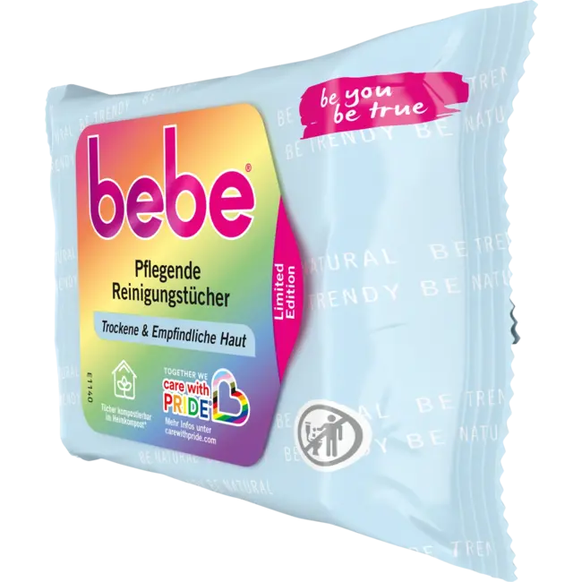 bebe Verzorgende Make-updoekjes Droge & Gevoelige Huid 25st