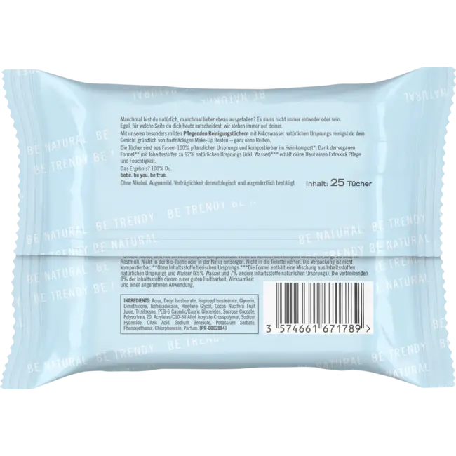 bebe Verzorgende Make-updoekjes Droge & Gevoelige Huid 25st