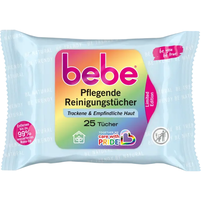 bebe Verzorgende Make-updoekjes Droge & Gevoelige Huid 25st