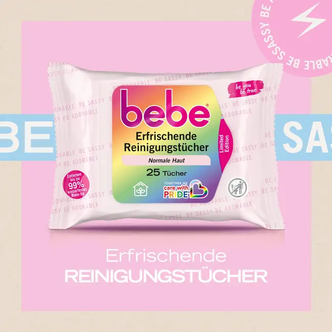 bebe Verfrissende Make-updoekjes Normale Huid 25st