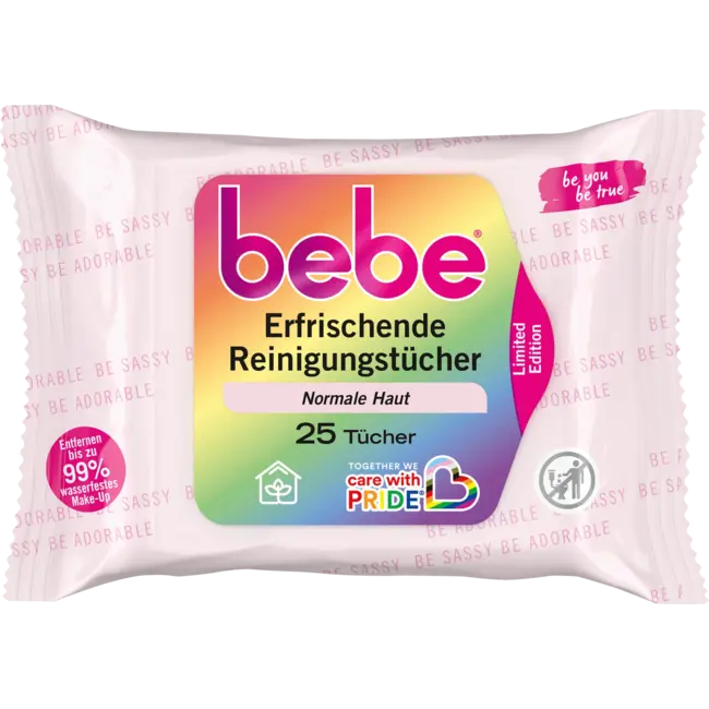 bebe Verfrissende Make-updoekjes Normale Huid 25st