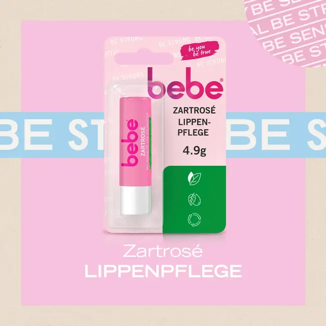 bebe Lippenverzorging Zachte Roos 4.9g