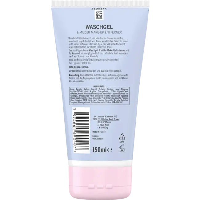 bebe Wasgel & Milde Make-up Remover 150ml