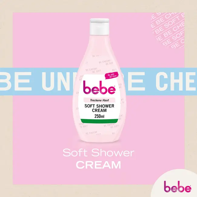 bebe Soft Shower Cream Droge Huid 250ml