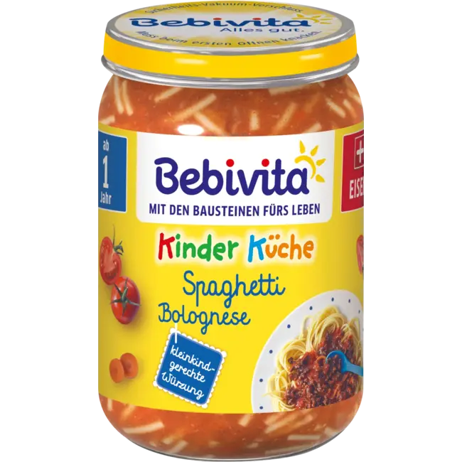 Bebivita Menu Spaghetti Bolognese Vanaf 1 Jaar 250 g
