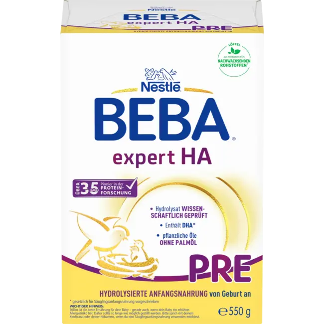 Nestlé BEBA Beginmelk Expert HA Pre Vanaf De Geboorte 550 g