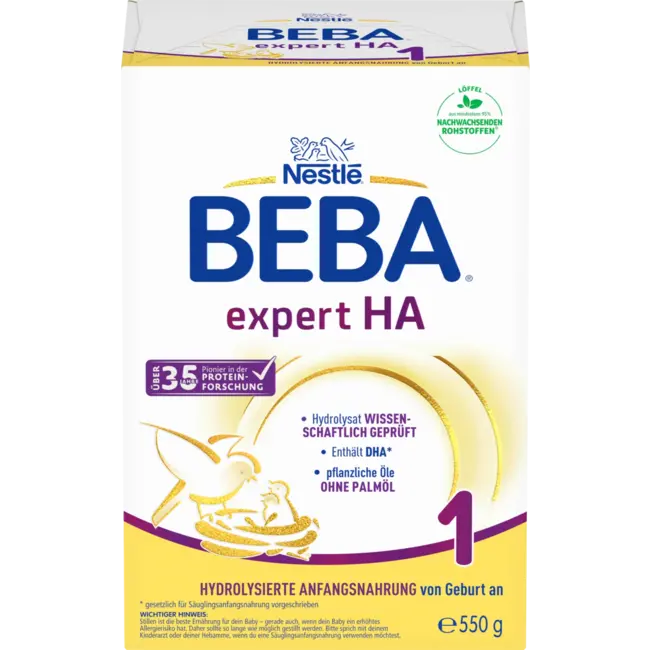 Nestlé BEBA Beginmelk Expert HA1 Vanaf De Geboorte 0.55 kg