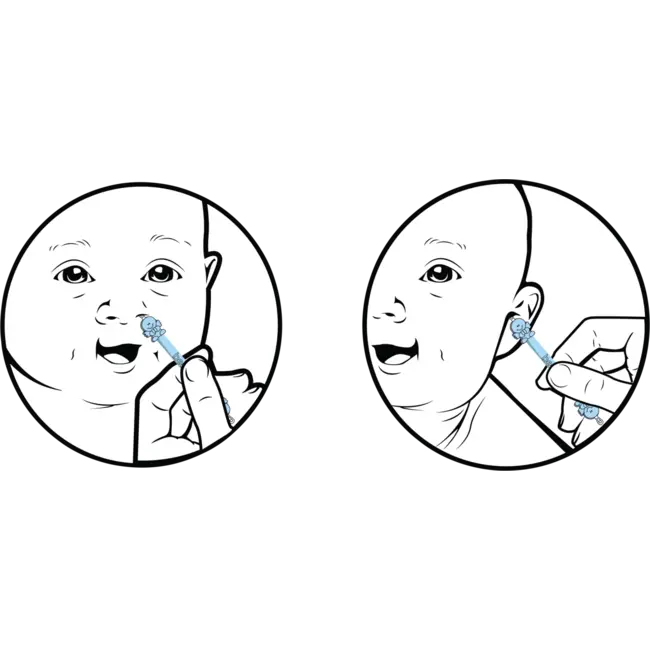 bebon angel Neus- En Oorreiniger, Blauw 1 St