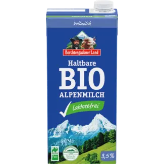 Berchtesgadener Land Berchtesgadener Land Melk, Houdbare Alpenmelk, 3,5% Vet, Lactosevrij
