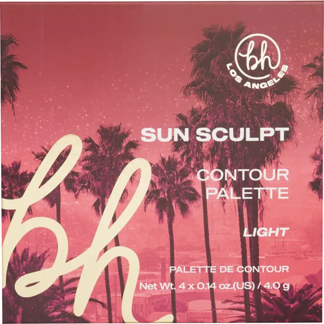 bh cosmetics Contouring Palette Sun Sculpt Quad Light 16 g