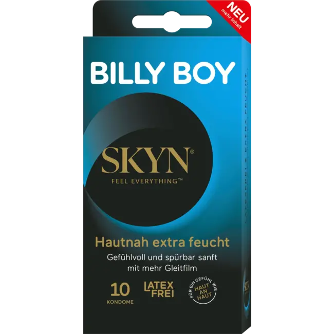 BILLY BOY Condooms Dicht Bij De Huid Extra Vochtig, Latexvrij, Breedte 53 Mm 10 St