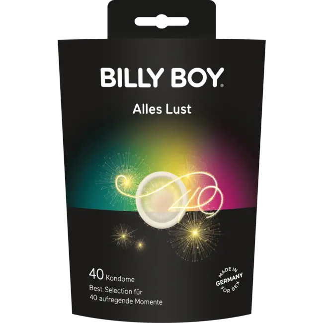 BILLY BOY Kondome Alles Lust Beste Selectie Beutel, Breite 52mm/55mm 40 St