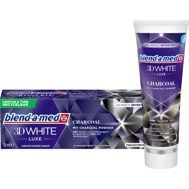 blend-a-med Zahnpasta 3D White Luxe Aktivkohle 75 ml