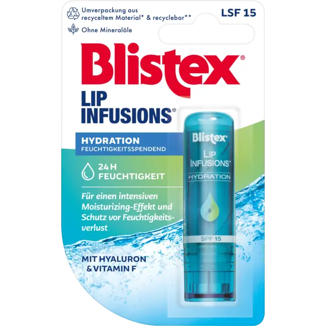 Blistex Lipverzorging Lip Infusions Hydration SPF 15 3.7 g