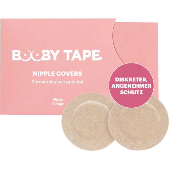 BOOBY TAPE Tepelbedekkers Naakt (5 Paar) 10 St