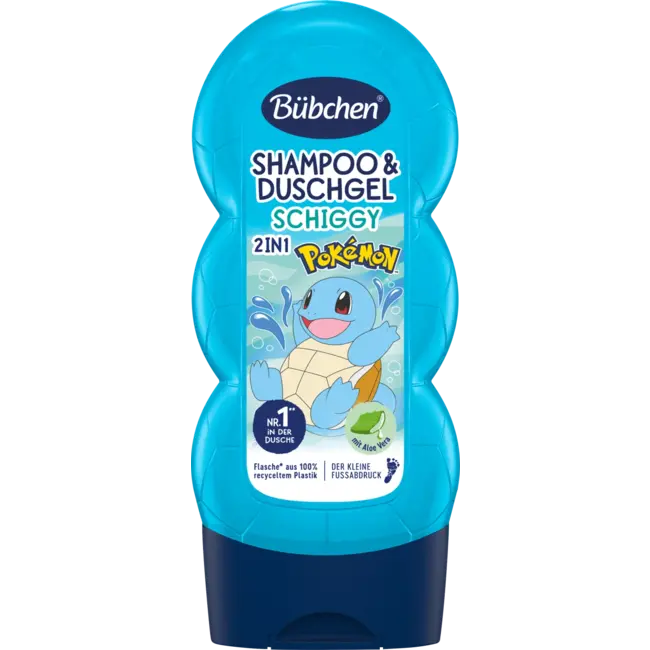 Bübchen Kindershampoo & Douchegel 2in1 Schiggy Pokémon 230 ml