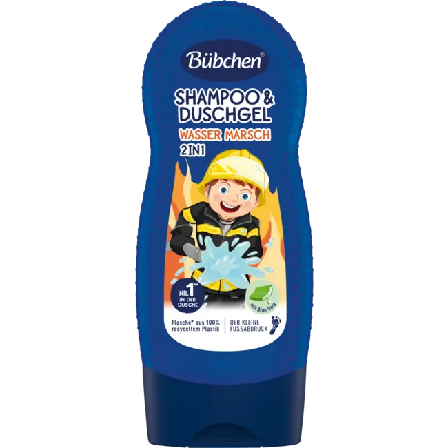Bübchen Kinder Shampoo & Douchegel Water Marcheren 230 ml