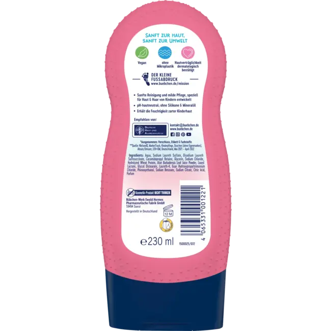 Bübchen Kindershampoo & Douchegel Wolkenmagie 230 ml