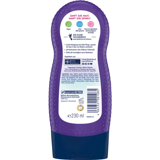 Bübchen Kindershampoo & Douchegel & Conditioner 3-in-1 Zeespiegel 230 ml