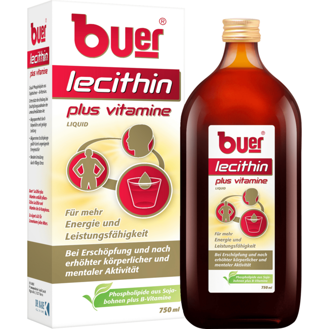 buer Lecithine Plus Vitamine Vloeistof 0.75 l