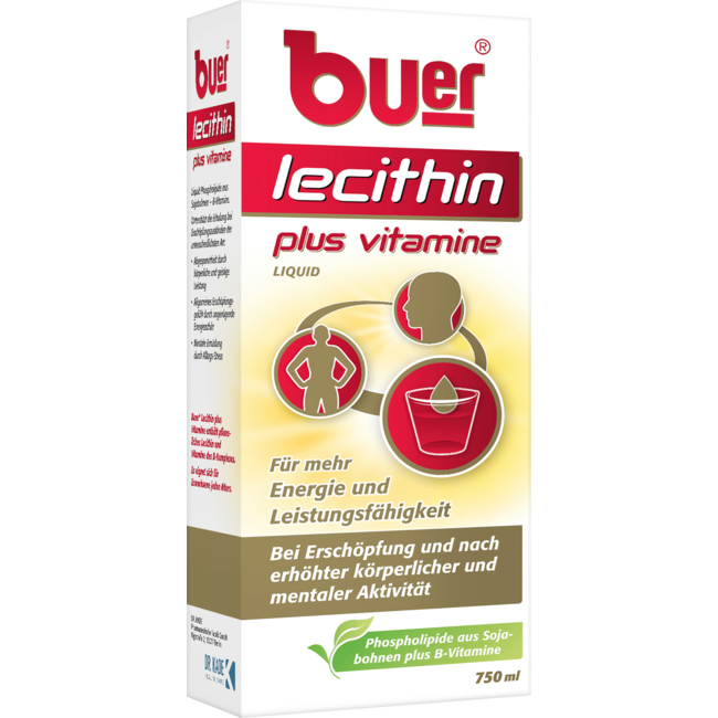 buer Lecithine Plus Vitamine Vloeistof 0.75 l