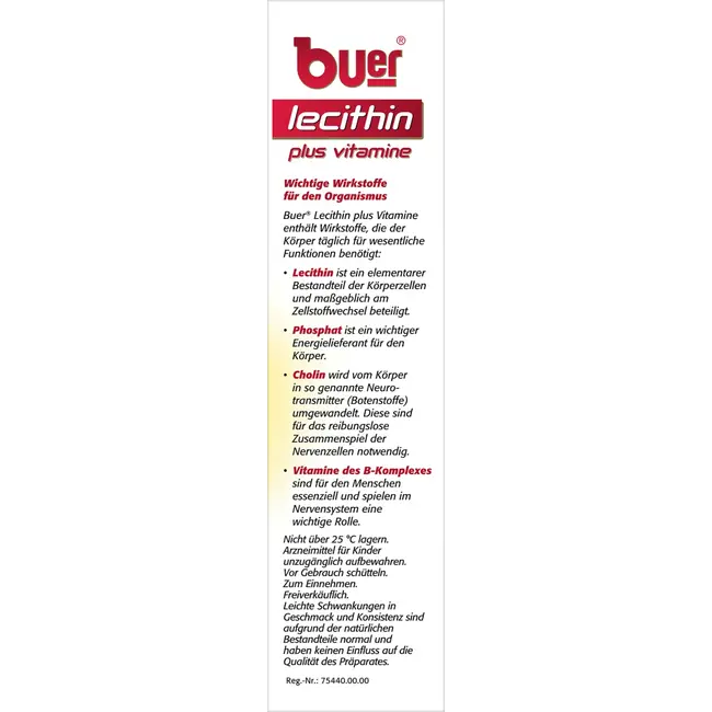 buer Lecithine Plus Vitamine Vloeistof 0.75 l
