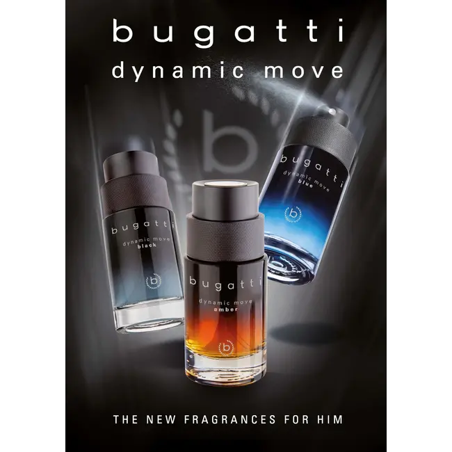 bugatti Dynamic Move Amber Eau De Toilette 100 ml