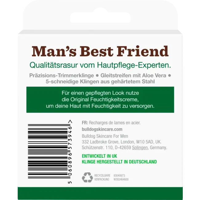 Bulldog Scheermesjes, Origineel 8 St