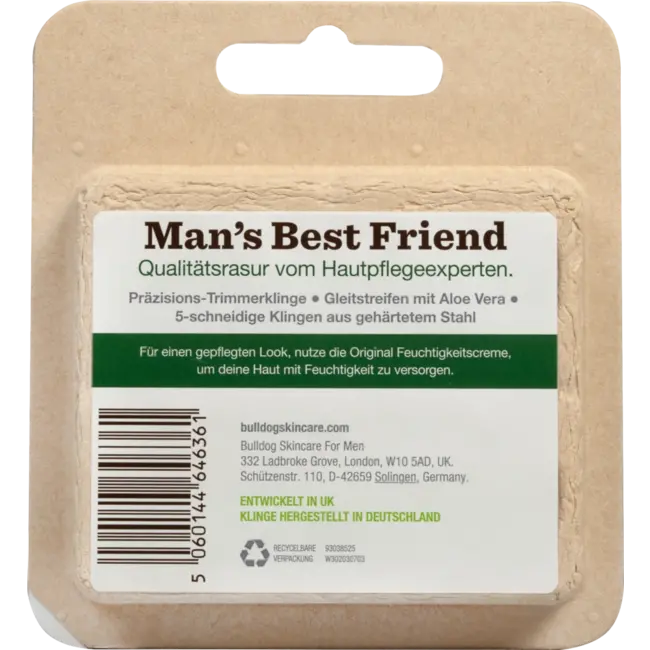 Bulldog Scheermesjes, Origineel 4 St