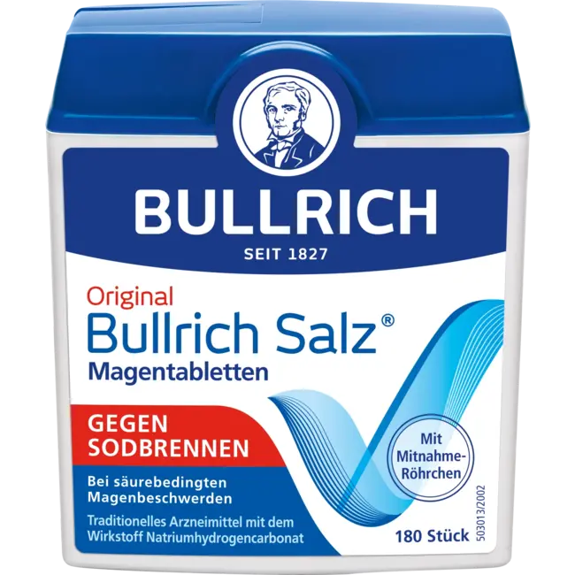 Bullrich Zout Maagtabletten Tegen Brandend Maagzuur 180 St