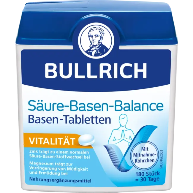 Bullrich Zuur-base Balans Base Tabletten 180 St. 158 g